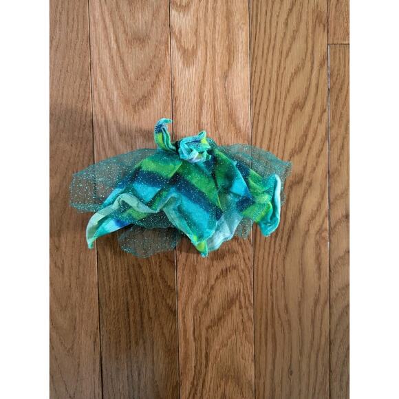 American Girl Wellie Wishers Camille Doll Meet Outfit Blue Green Skirt - Picture 1 of 2